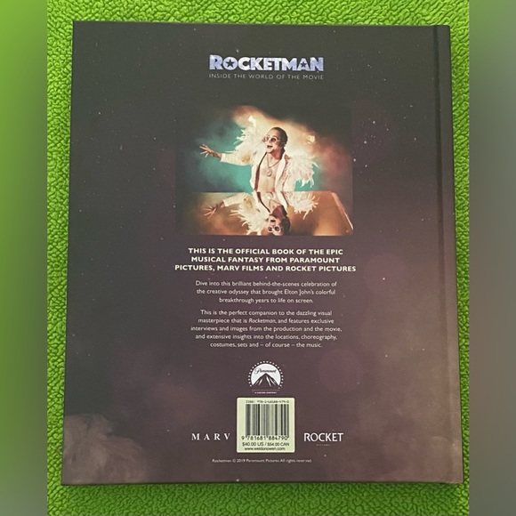 ROCKETMAN:INSIDE THE WORLD OF THE MOVIE Companion Book-ELTON JOHN,Hardcover New! - Picture 2 of 5